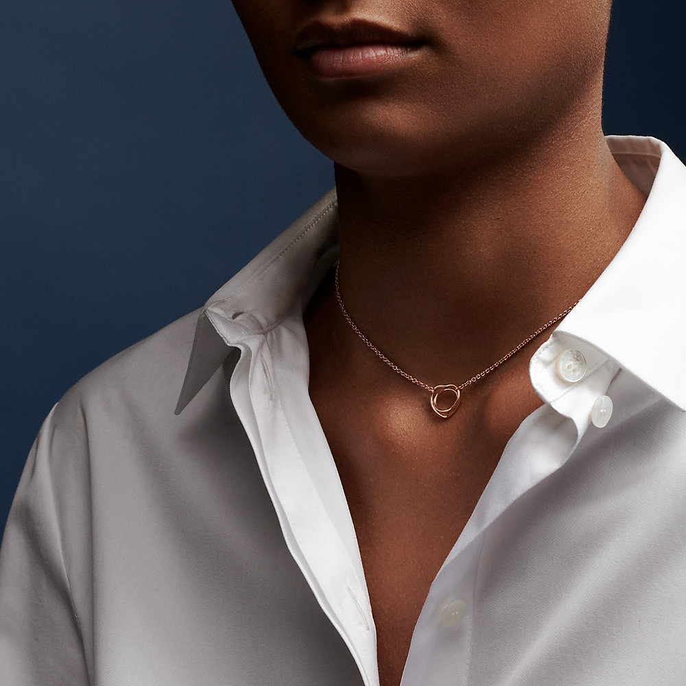 Vertige Cœur necklace, very small model | Hermès Australia
